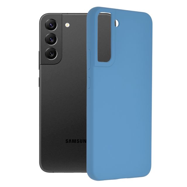 Techsuit  Soft Edge Silicone  Samsung Galaxy S22 Plus  Denim Blue