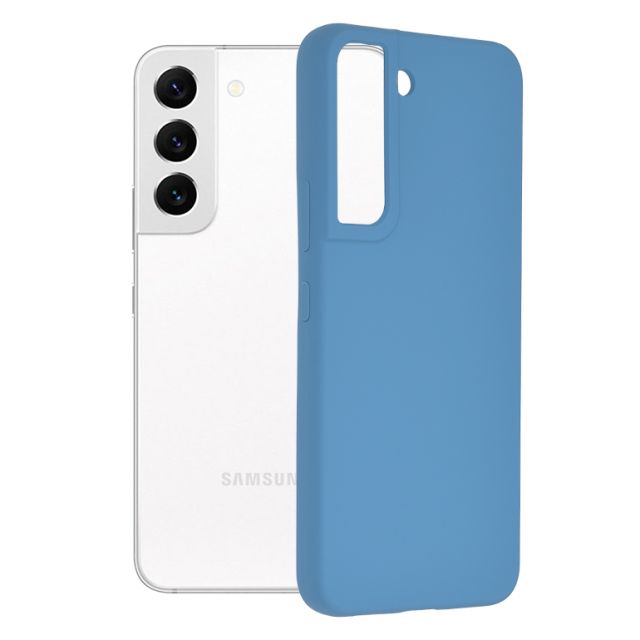 Techsuit  Soft Edge Silicone  Samsung Galaxy S22  Denim Blue