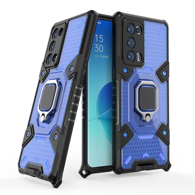Techsuit Honeycomb Armor Oppo Reno 6 Pro 5G (Snapdragon) Blue