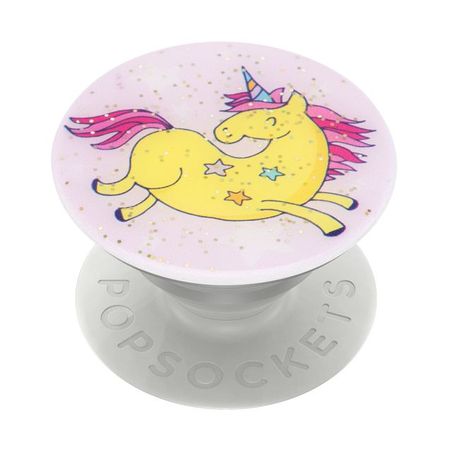 PopSockets  PopGrip  Jumping Unicorn Glitter