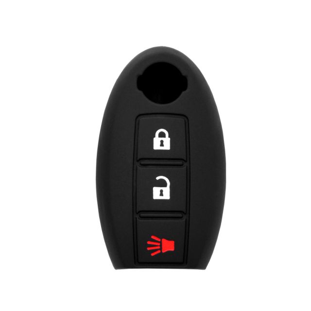 Techsuit Car Key Case (1016.01) Nissan Qashqai. Juke. Pathfinder. XTrail Black
