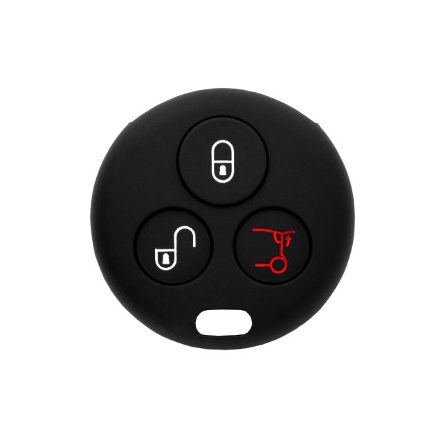 Techsuit  Car Key Case (1008.10)  Smart Fortwo 450  Black