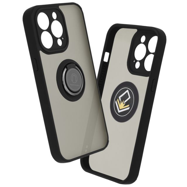 Techsuit Glinth Back Cover Σιλικόνης Glinth Black (iPhone 13 Pro )
