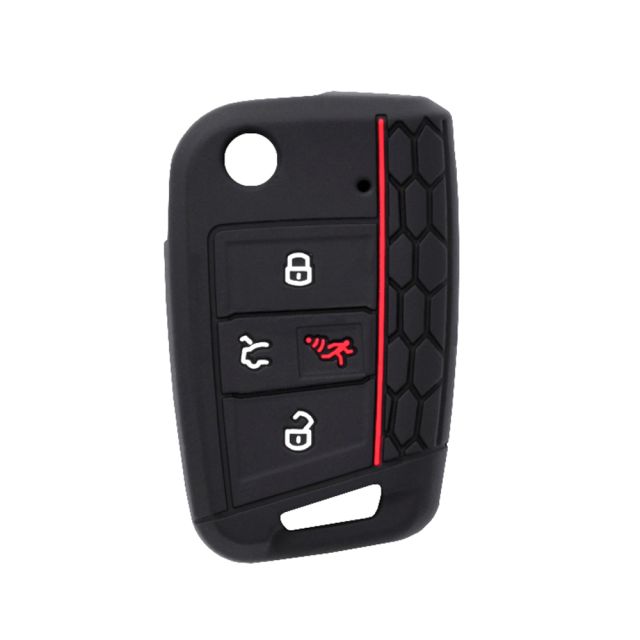 Techsuit Car Key Case (2001.16) VW Golf. Polo Red