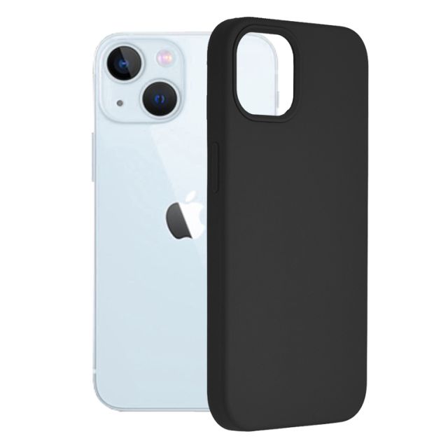 Techsuit Soft Edge Silicone (iPhone 13) Black