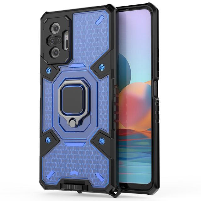 Techsuit  Honeycomb Armor  Xiaomi Redmi Note 10 Pro / Note 10 Pro Max  Blue