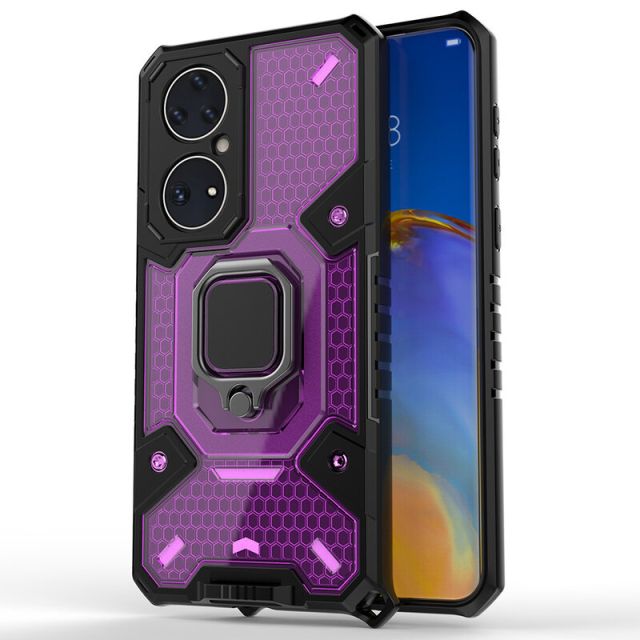 Techsuit Honeycomb Back Cover Σιλικόνης Ροζ (Huawei P50 ProHuawei P50)