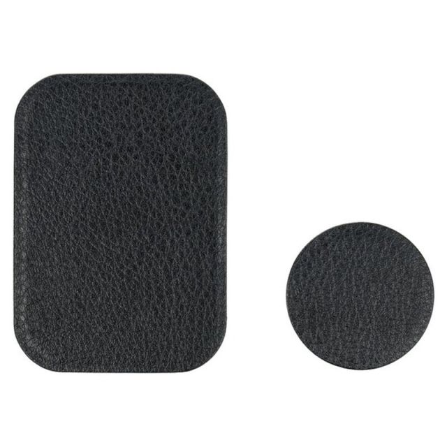 Techsuit (2 pack) Metal Plate (MP02) with PU Leather Cover  Black