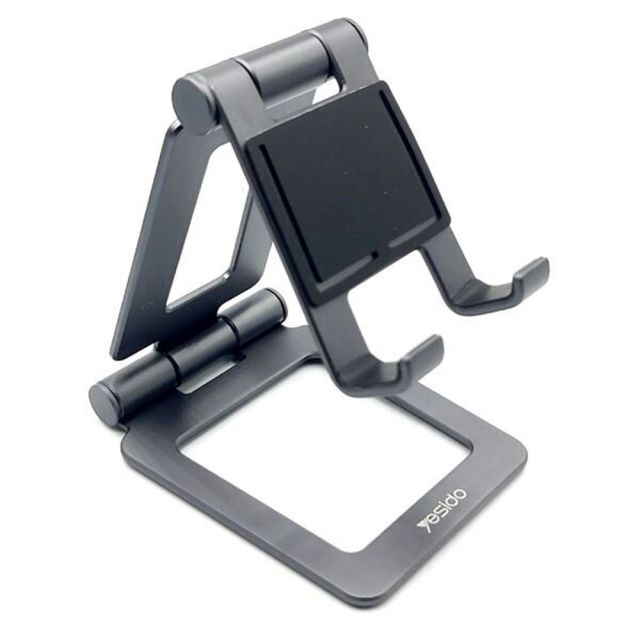 Yesido  Desk Holder (C97)  Silicone Pad. Folding Feature for Phone. Tablet  Black