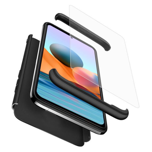 GKK 360 Case + Screen Protector Xiaomi Redmi Note 10 Pro / Note 10 Pro Max Black