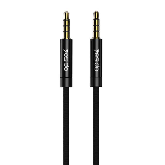 Yesido  Audio Cable (YAU14)  Jack 3.5mm to Jack 3.5mm. 1m  Black