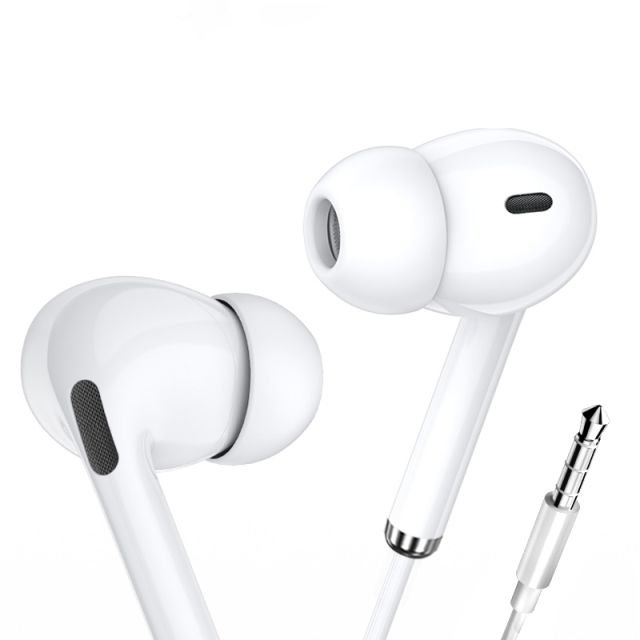 Yesido Stereo Earphones (YH-33) Jack 3.5mm with Microphone. 1.2m White