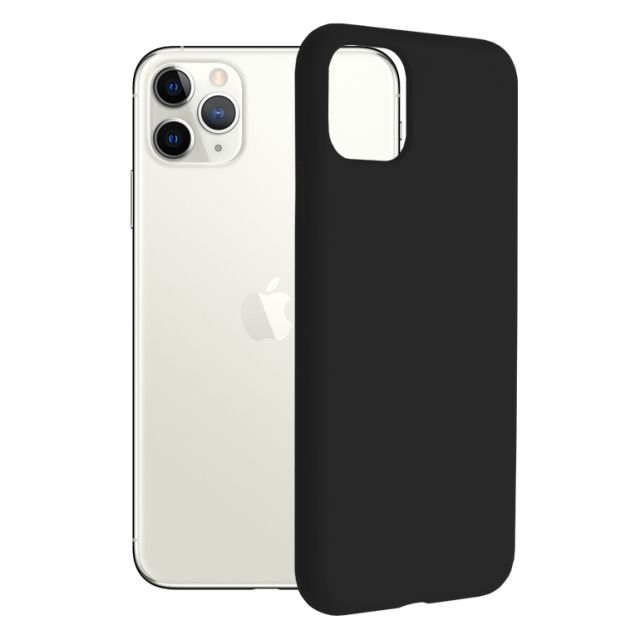 Techsuit Soft Edge Back Cover Σιλικόνης Μαύρο (iPhone 11 Pro Max)
