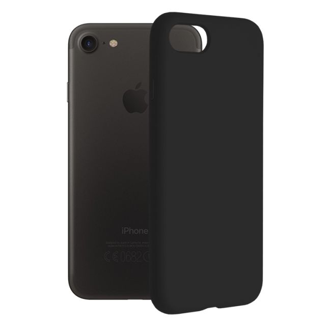 Techsuit Soft Edge Silicone  (iPhone 7/8/SE)  Black