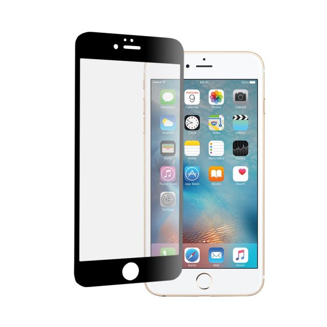 Mocolo Curved 3D Full Glue Tempered Glass Μαύρο (iPhone 6 / 6S Plus)