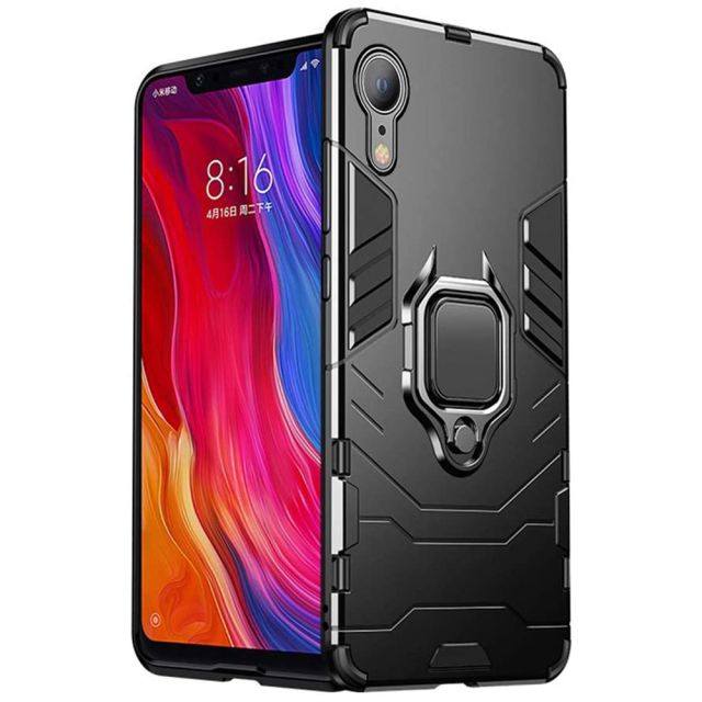 Techsuit Back Cover Σιλικόνης Μαύρο (iPhone XR)