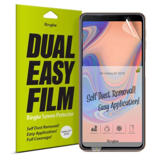 Ringke Dual Easy Full (2 pack) Samsung Galaxy A7 2018 Clear