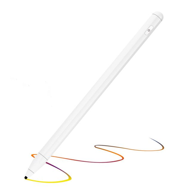 Techsuit Stylus Pen (P3)  Active. Aluminum Alloy. Android. iOS. Microsoft. with Charging Cable White
