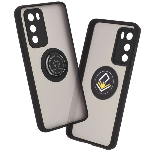Techsuit Glinth Back Cover Σιλικόνης Μαύρο (Huawei P40) 