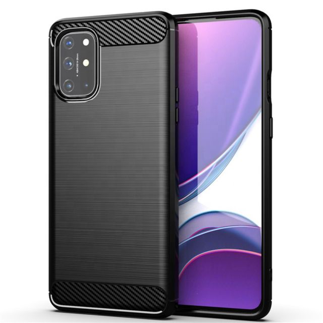 TechSuit  Carbon Silicone Μαύρο  ((OnePlus 8T)