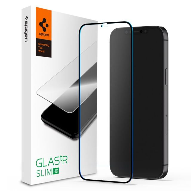 Spigen  Glas.TR Slim  iPhone 12 Pro Max  Black