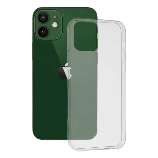 Techsuit Back Cover Σιλικόνης Διάφανο (iPhone 12 / 12 Pro) 