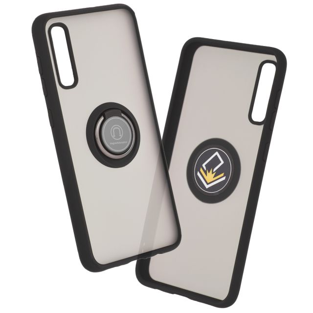 Techsuit  Glinth Back Cover Σιλικόνης Μαύρο (Galaxy A30s / A50 / A50s) 