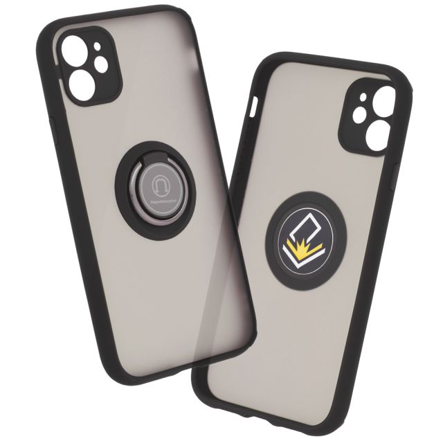 Techsuit  Glinth Back Cover Σιλικόνης Μαύρο (iPhone 11) 