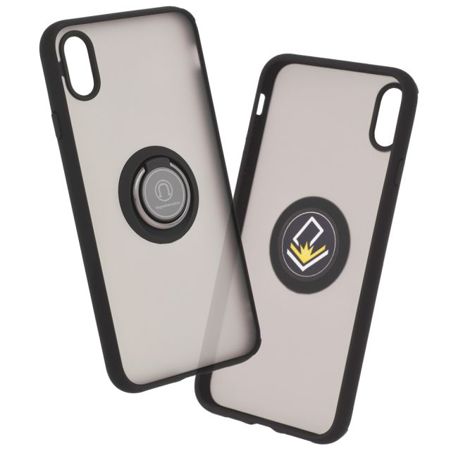 Techsuit Glinth Back Cover Σιλικόνης Μαύρο (iPhone XS Max) 