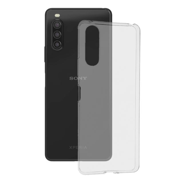 Techsuit Back Cover Σιλικόνης Διάφανο (Sony Xperia 10 II) 