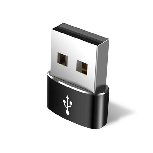 Techsuit Adapter Type-C to USB. 3A Black
