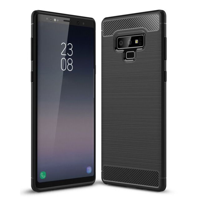Techsuit Carbon Silicone Μαύρο (Galaxy Note 9) 