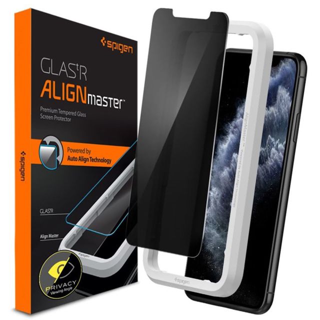 Spigen  Glass.TR Align Master  iPhone 11 / XR  Privacy
