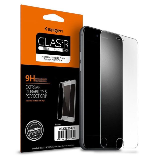 Spigen  Glas.TR Slim  iPhone 7 / 8 / SE 2. SE 2020 / SE 3. SE 2022  Clear