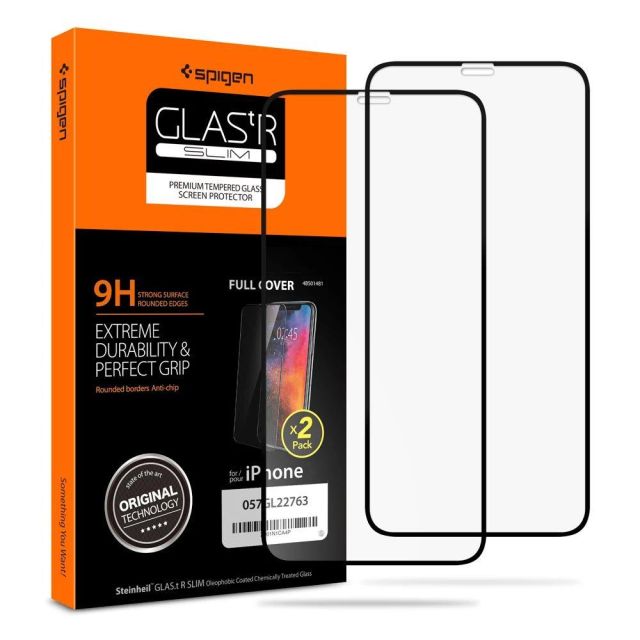 Spigen  Glas.TR Slim (2 pack)  iPhone X / XS / 11 PRO  Black