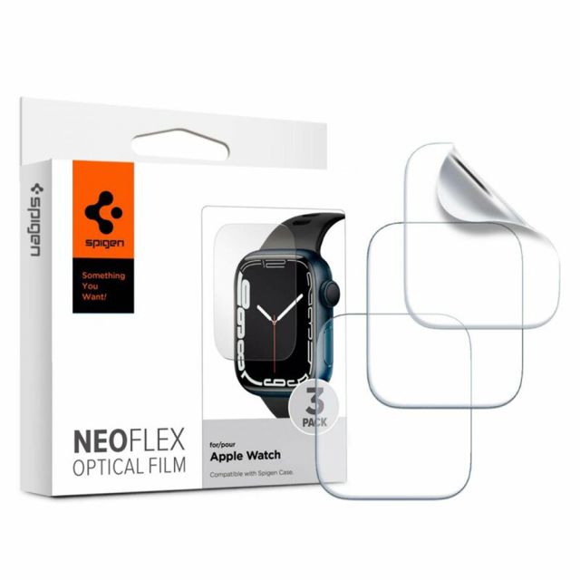 Spigen  Neo Flex (3 pack)  Apple Watch 4 / 5 / 6 / SE / 7 / 8 (40mm / 41mm)  Clear