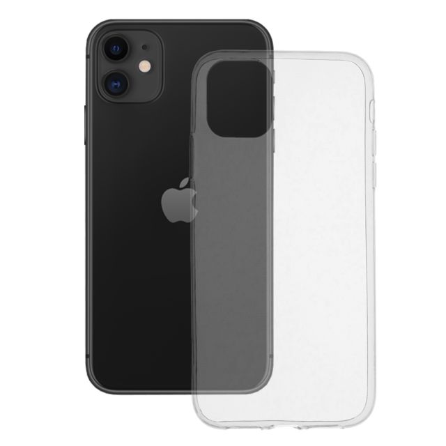 Techsuit Back Cover Σιλικόνης Διάφανο (iPhone 11) 