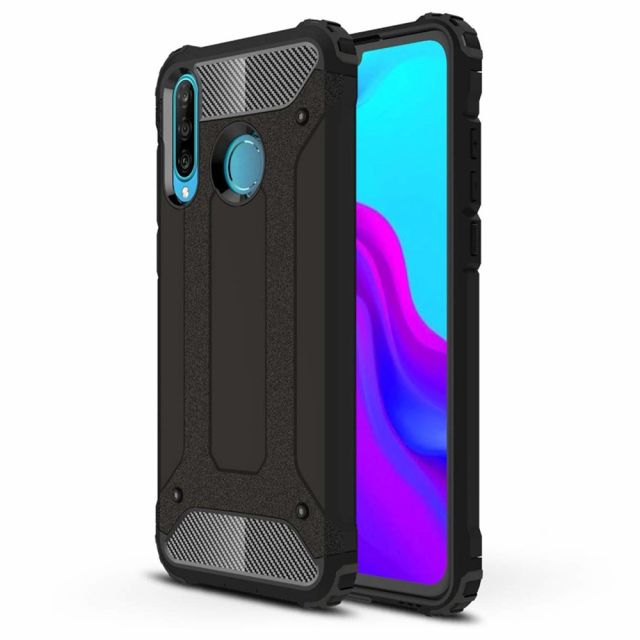 Techsuit  Hybrid Armor Back Cover Μαύρο (Huawei P30 lite / P30 lite New Edition) 