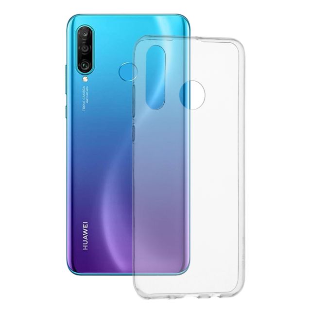 Techsuit Back Cover Σιλικόνης Διάφανο (Huawei P30 Lite / P30 Lite New Edition)