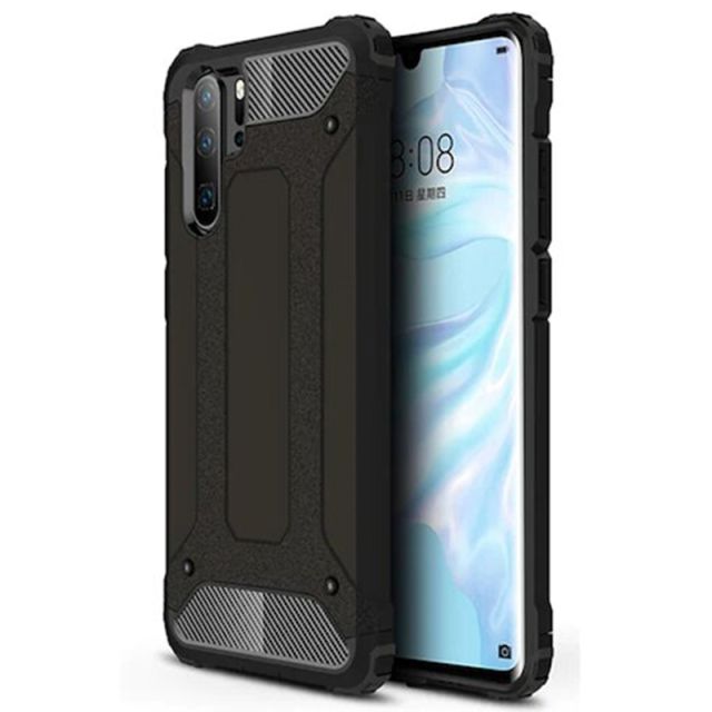 Techsuit  Hybrid Armor Back Cover Μαύρο (Huawei P30 Pro/P30 Pro New Edition) 