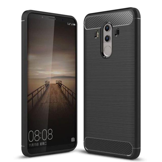 Techsuit Carbon Silicone Μαύρο (Huawei Mate 10 Pro)