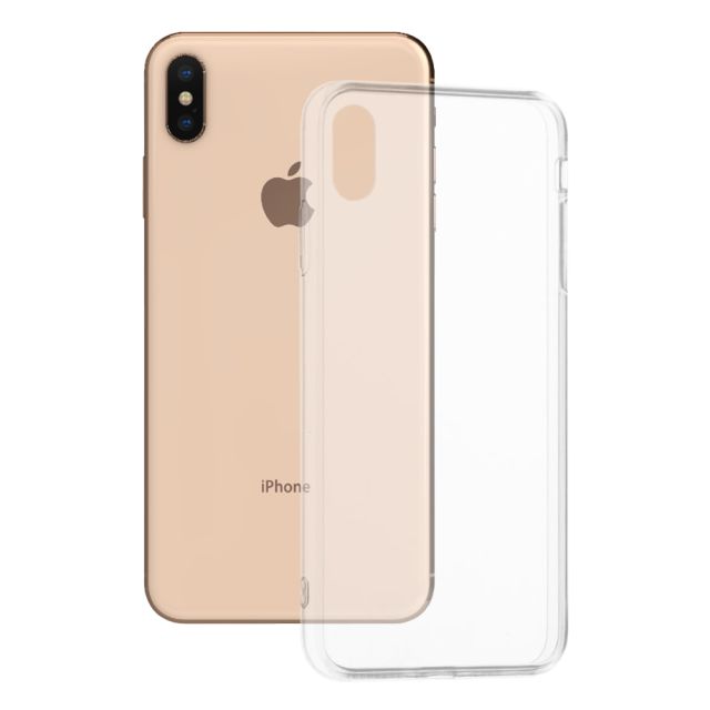 Techsuit Back Cover Σιλικόνης Διάφανο (iPhone XS Max) 