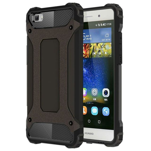 Techsuit Hybrid Armor Back Cover Μαύρο (Huawei P8 lite 2015) 