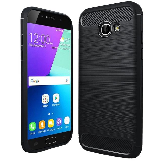 Techsuit Carbon Silicone Μαύρο (Galaxy A5 2017 A520) 