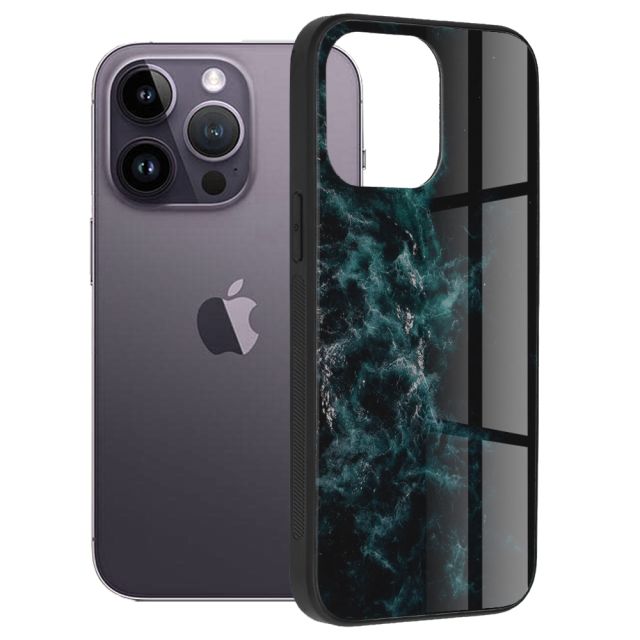 Techsuit Glaze Series iPhone 14 Pro Max Blue Nebula