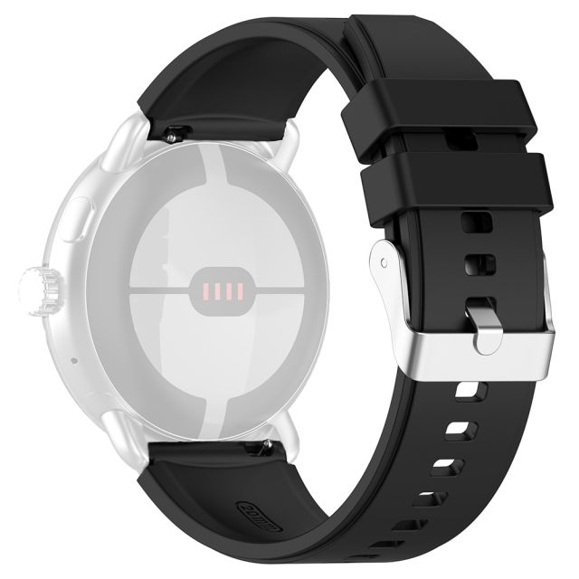 Techsuit Watchband 22mm W026 Λουράκι Σιλικόνης Μαύρο (Galaxy Watch (46mm) / Gear S3)