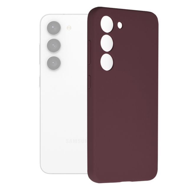 Techsuit Soft Edge Back Cover Σιλικόνης Μωβ (Galaxy S23)