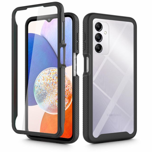 Techsuit - Defense360 Pro + Screen Protector - Samsung Galaxy A14 5G - Black