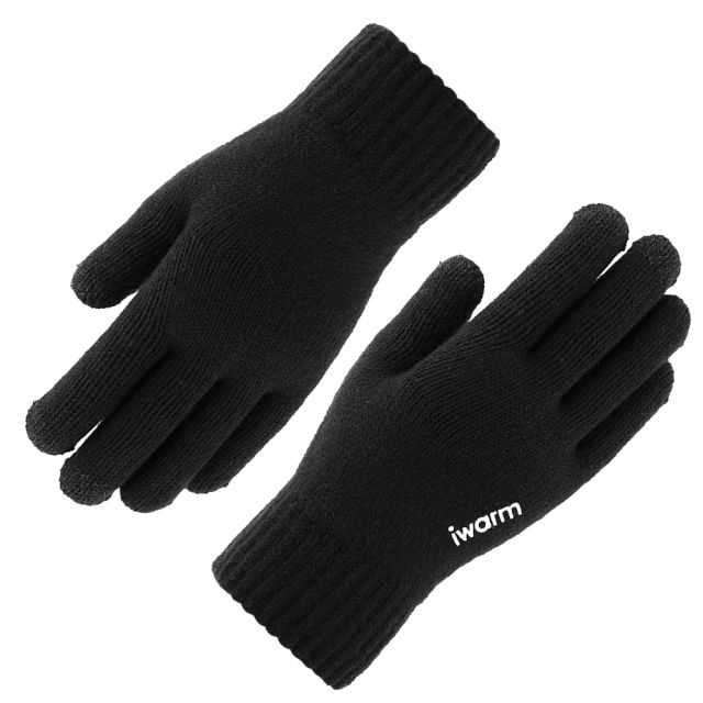 iWarm Touchscreen Gloves (ST0005) Wool Black