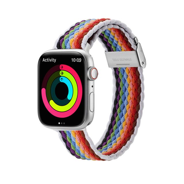 Dux Ducis Strap (Mixture II Version) Λουράκι Υφασμάτινο Pale Stripes (Apple Watch 38/40/41mm)